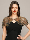 Irregular Sparkly Tulle Shawl For Special Occasions