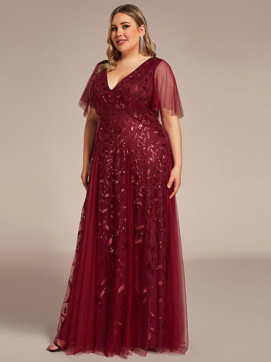 pretty ASTRAL|Plus Size Floor Length Formal Evening Gowns for Weddings