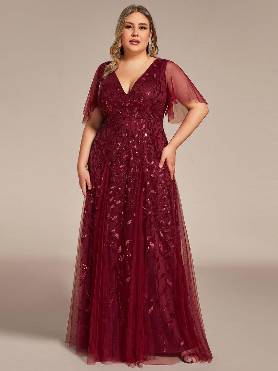 pretty ASTRAL|Plus Size Floor Length Formal Evening Gowns for Weddings