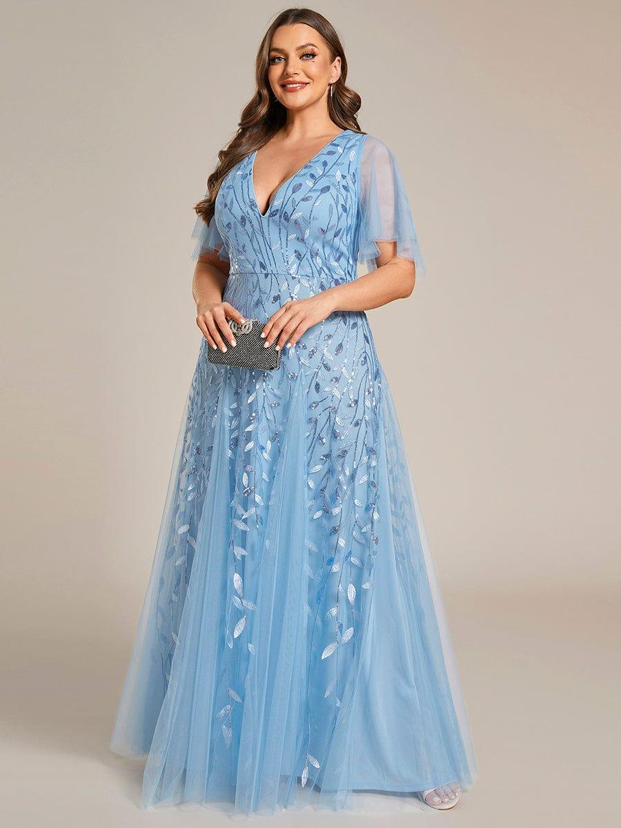pretty ASTRAL|Plus Size Floor Length Formal Evening Gowns for Weddings