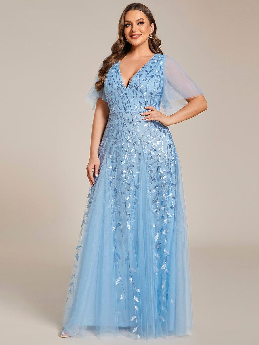 pretty ASTRAL|Plus Size Floor Length Formal Evening Gowns for Weddings