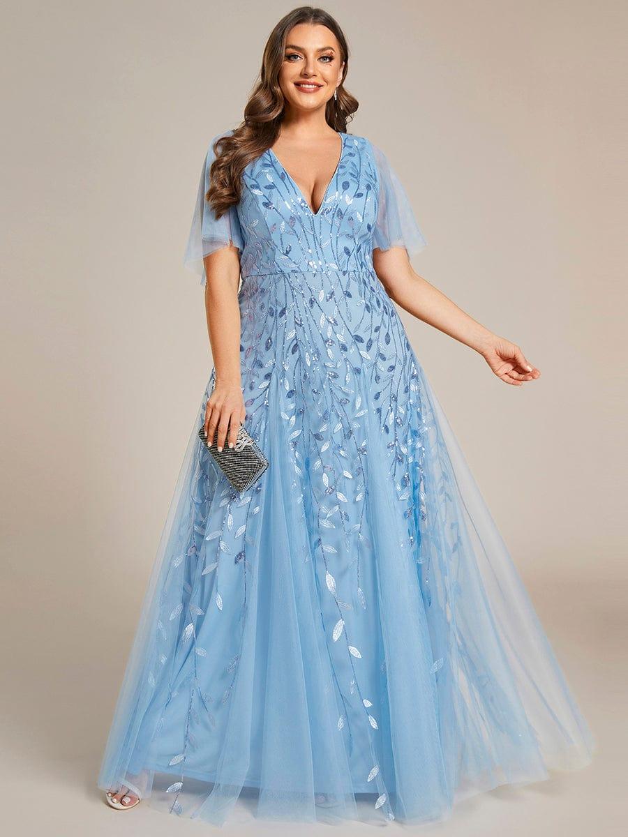 pretty ASTRAL|Plus Size Floor Length Formal Evening Gowns for Weddings