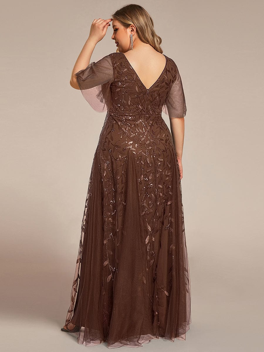 pretty ASTRAL|Plus Size Floor Length Formal Evening Gowns for Weddings