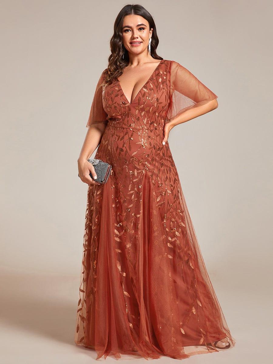 pretty ASTRAL|Plus Size Floor Length Formal Evening Gowns for Weddings