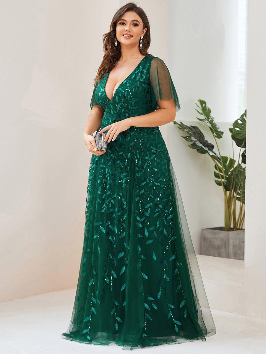 pretty ASTRAL|Plus Size Floor Length Formal Evening Gowns for Weddings