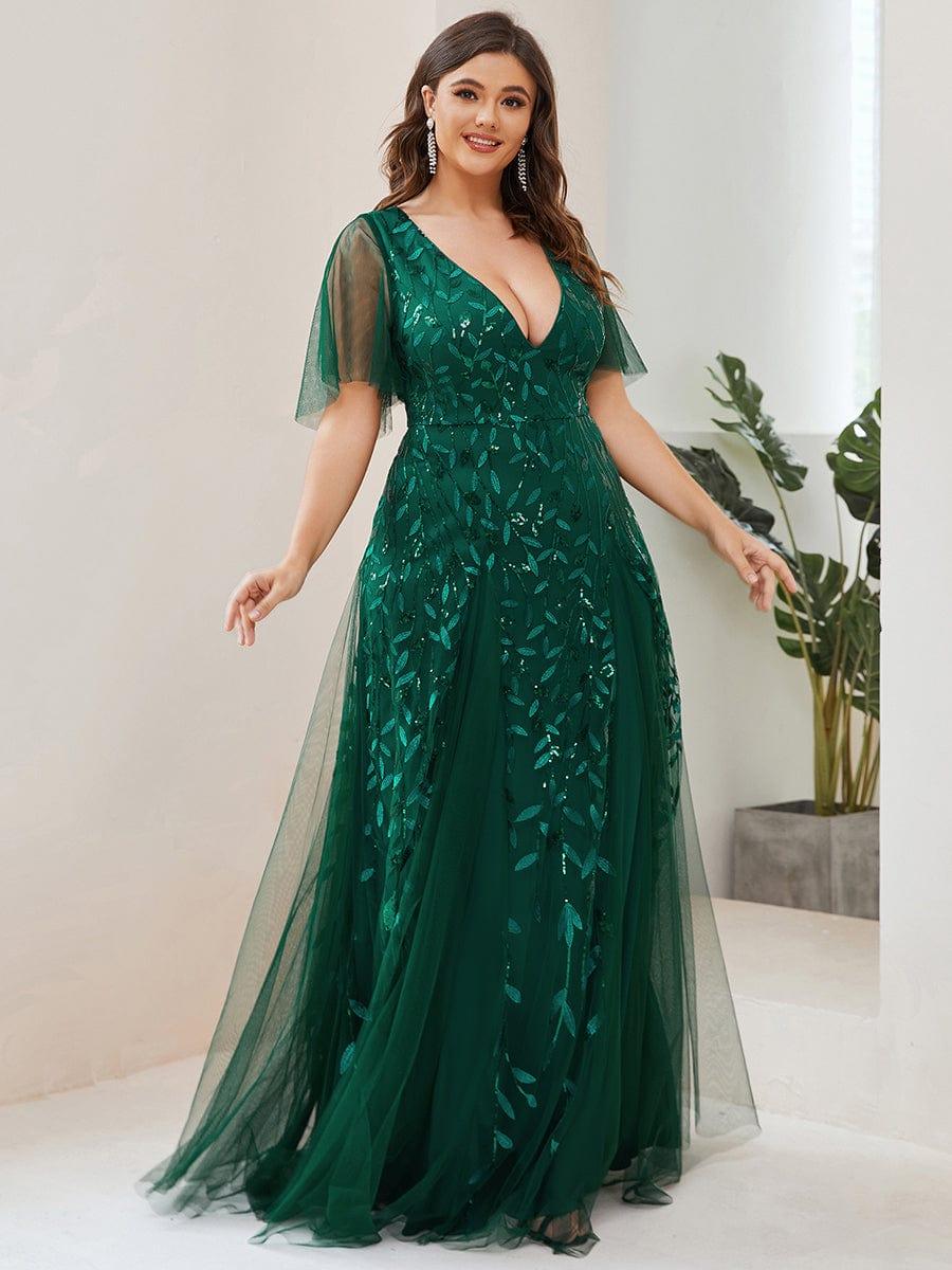 pretty ASTRAL|Plus Size Floor Length Formal Evening Gowns for Weddings