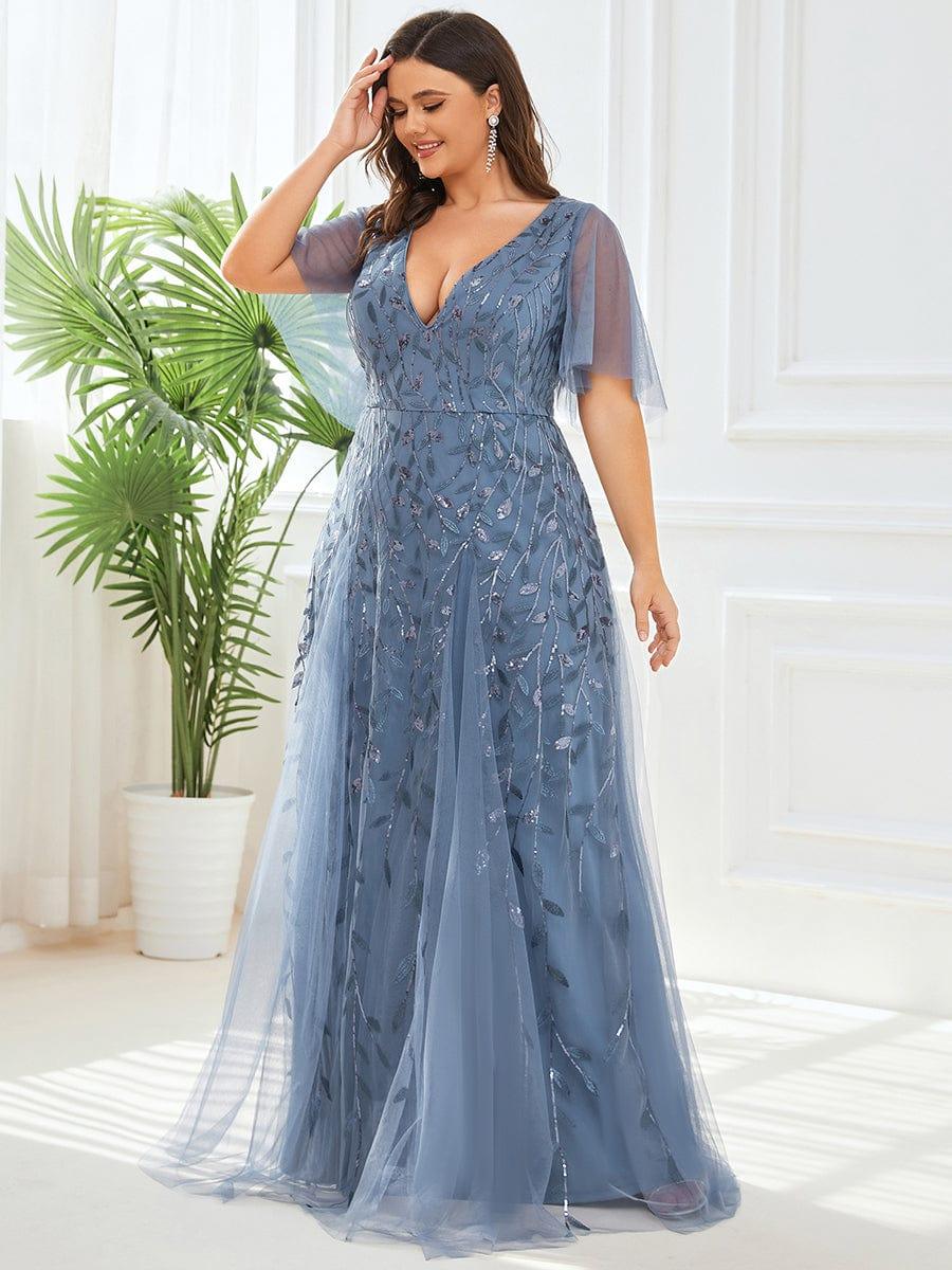 pretty ASTRAL|Plus Size Floor Length Formal Evening Gowns for Weddings