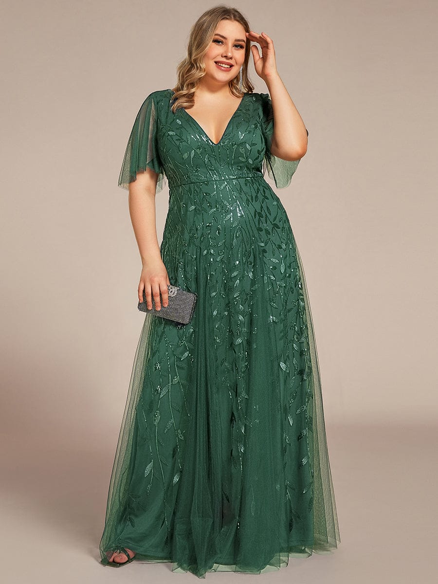 pretty ASTRAL|Plus Size Floor Length Formal Evening Gowns for Weddings