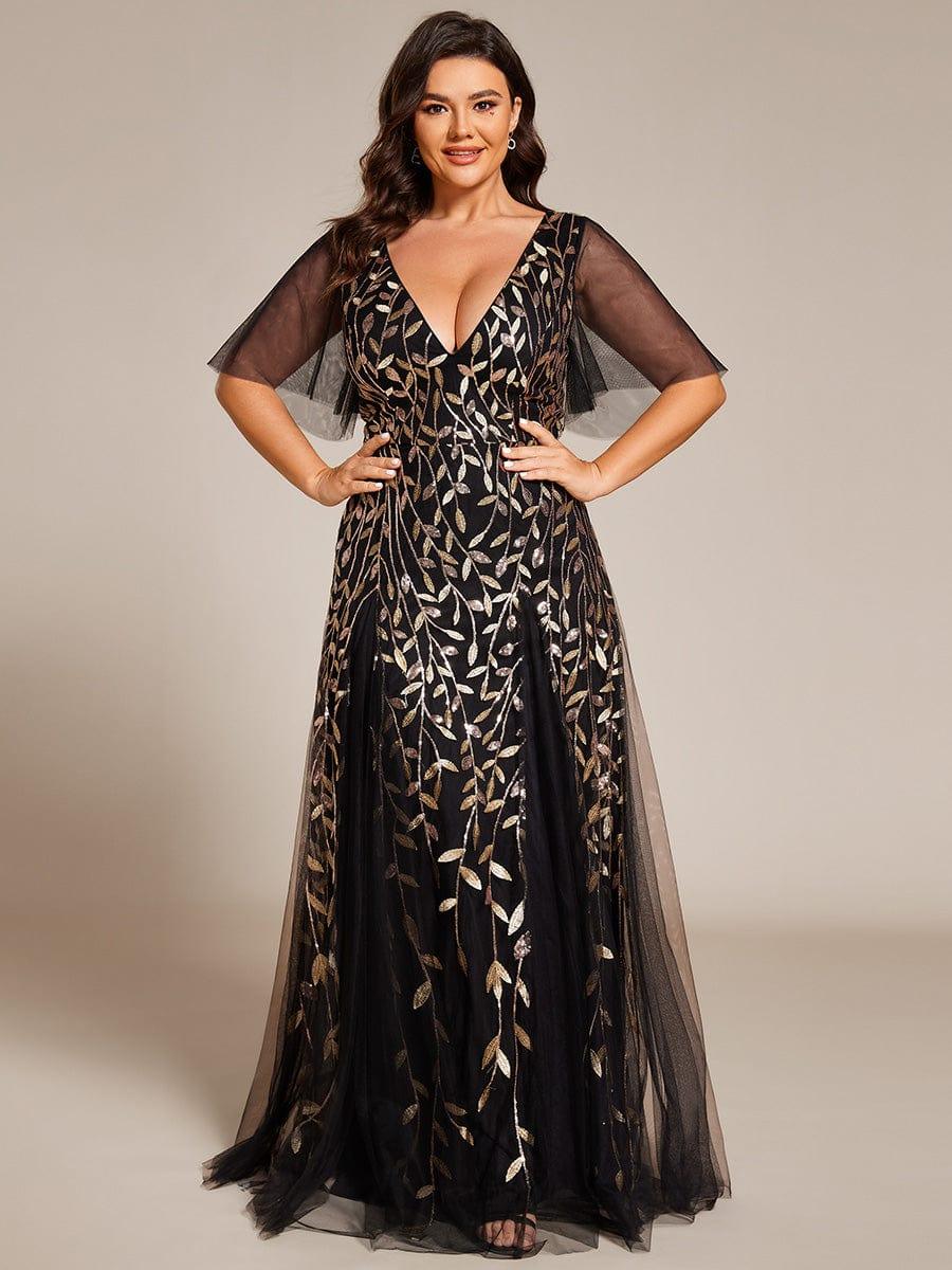 pretty ASTRAL|Plus Size Floor Length Formal Evening Gowns for Weddings