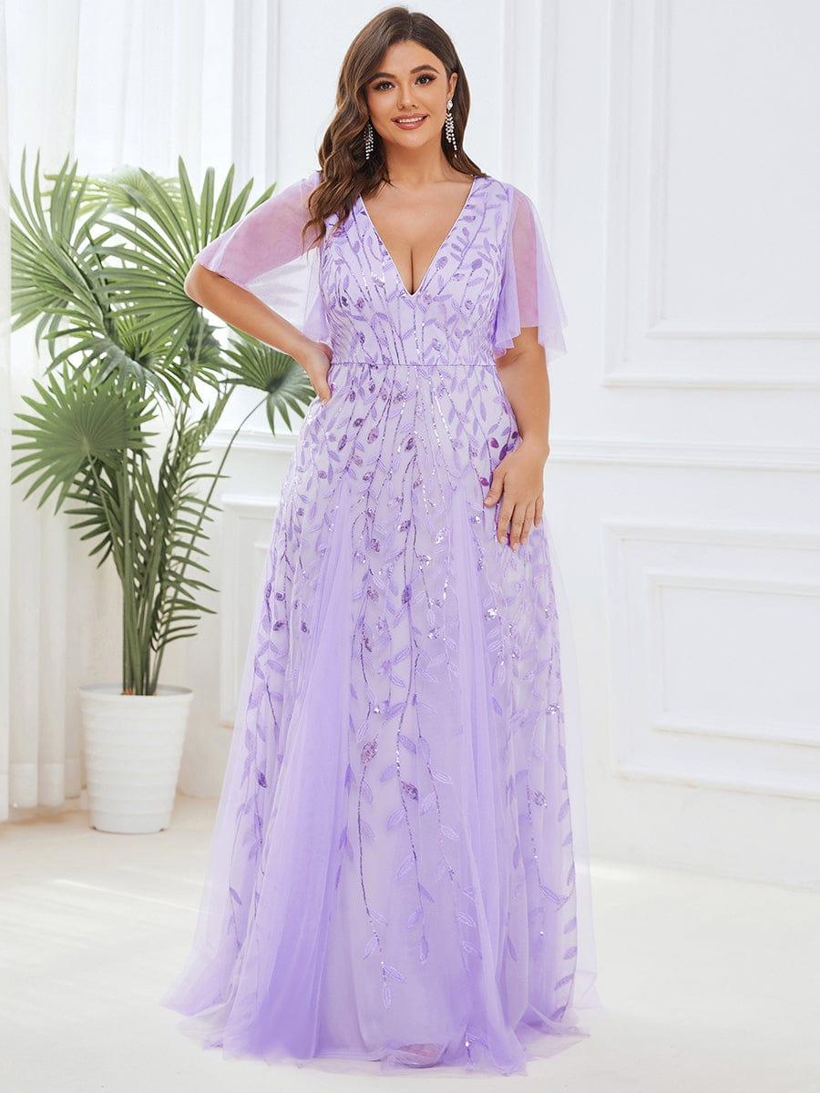 pretty ASTRAL|Plus Size Floor Length Formal Evening Gowns for Weddings