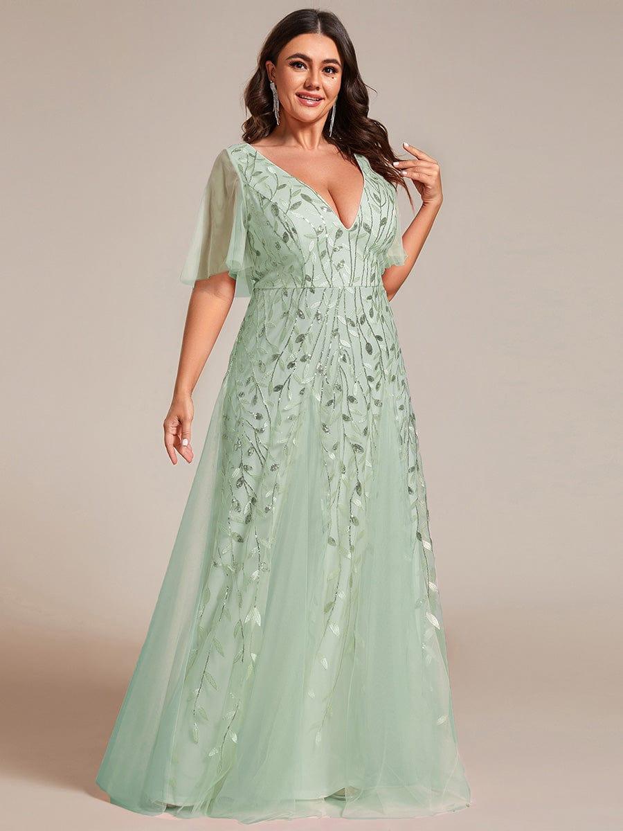 pretty ASTRAL|Plus Size Floor Length Formal Evening Gowns for Weddings