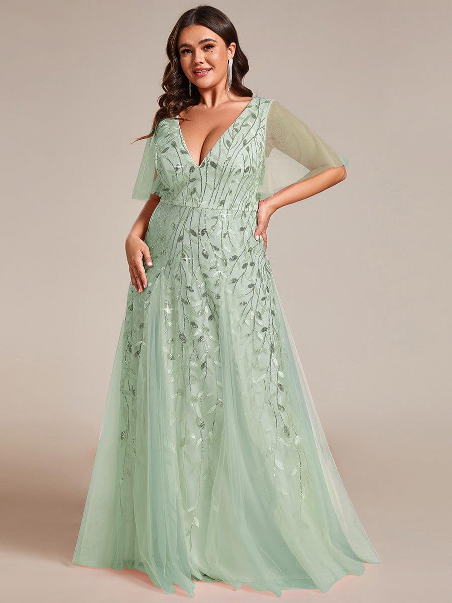 pretty ASTRAL|Plus Size Floor Length Formal Evening Gowns for Weddings