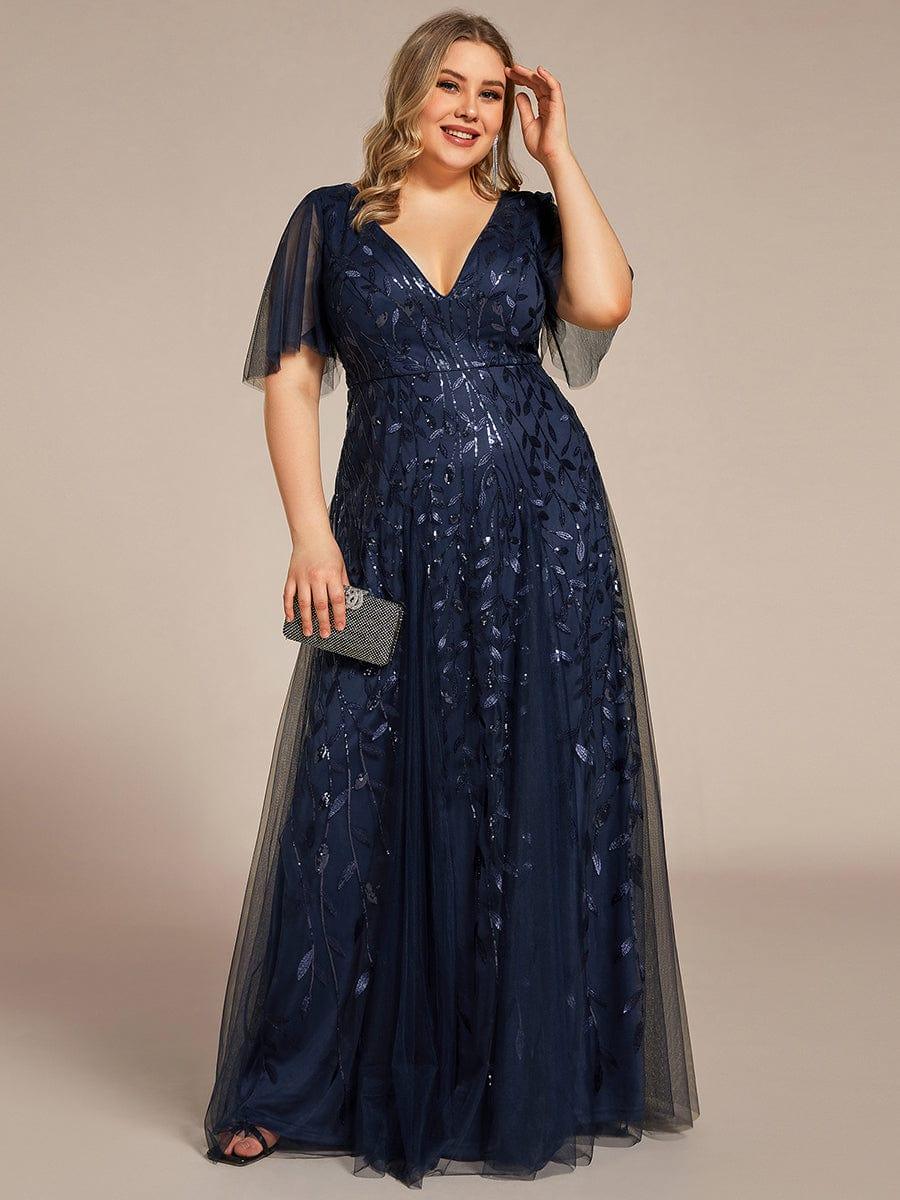 pretty ASTRAL|Plus Size Floor Length Formal Evening Gowns for Weddings