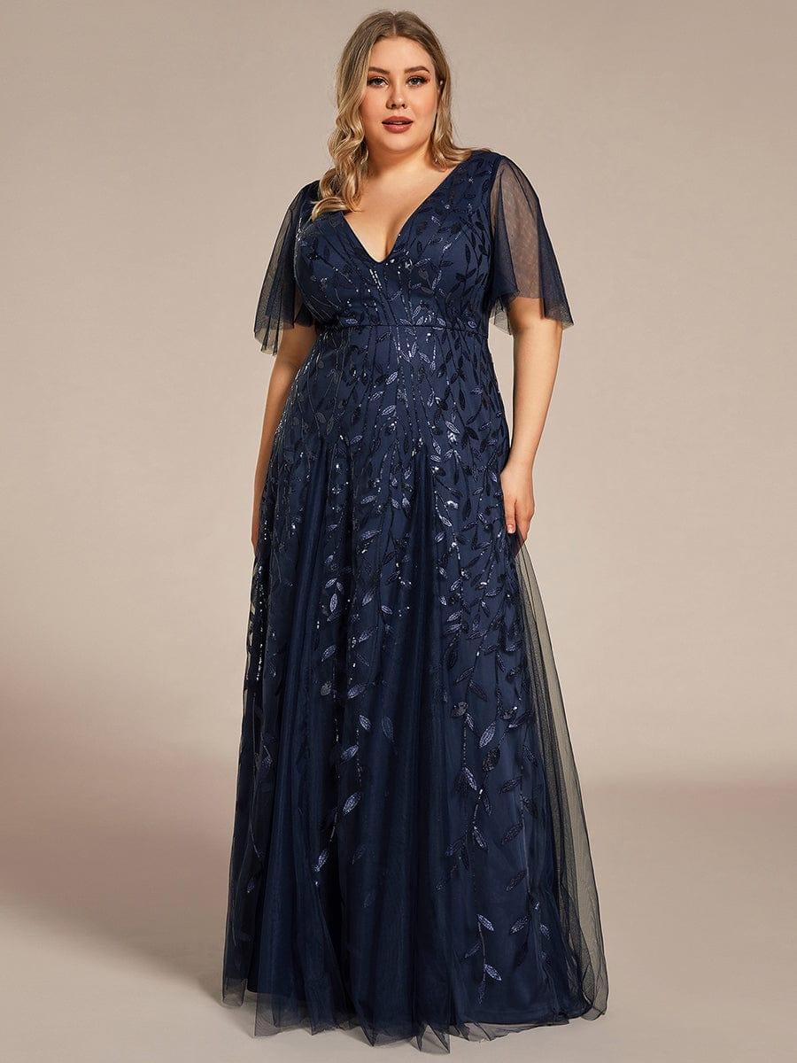 pretty ASTRAL|Plus Size Floor Length Formal Evening Gowns for Weddings