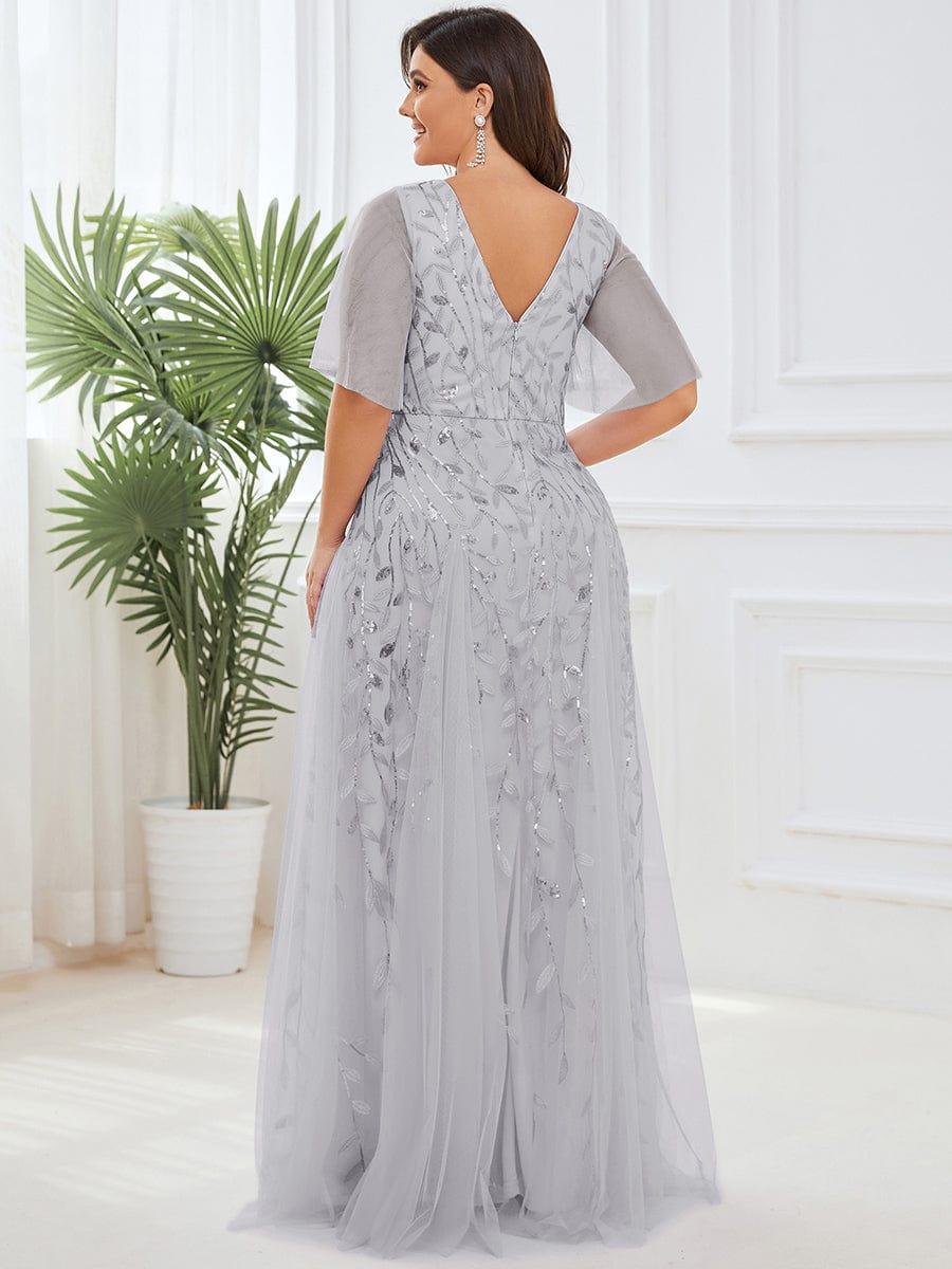 pretty ASTRAL|Plus Size Floor Length Formal Evening Gowns for Weddings