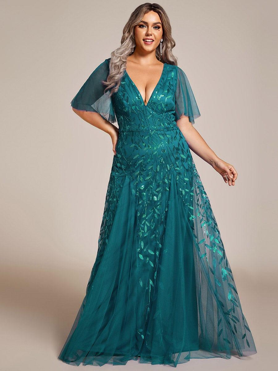 pretty ASTRAL|Plus Size Floor Length Formal Evening Gowns for Weddings