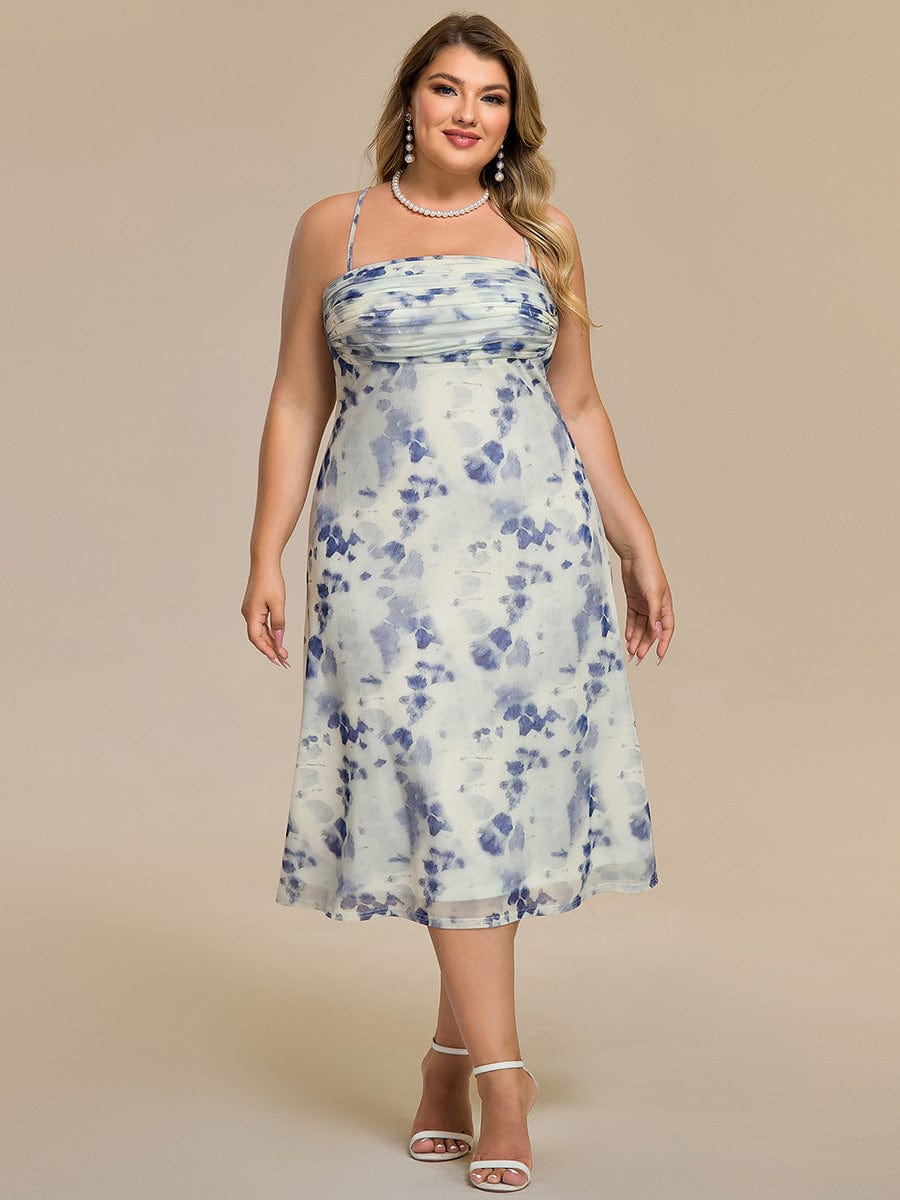 pretty ELYRA|Plus Size Printed Bodycon Wedding Guest Dress