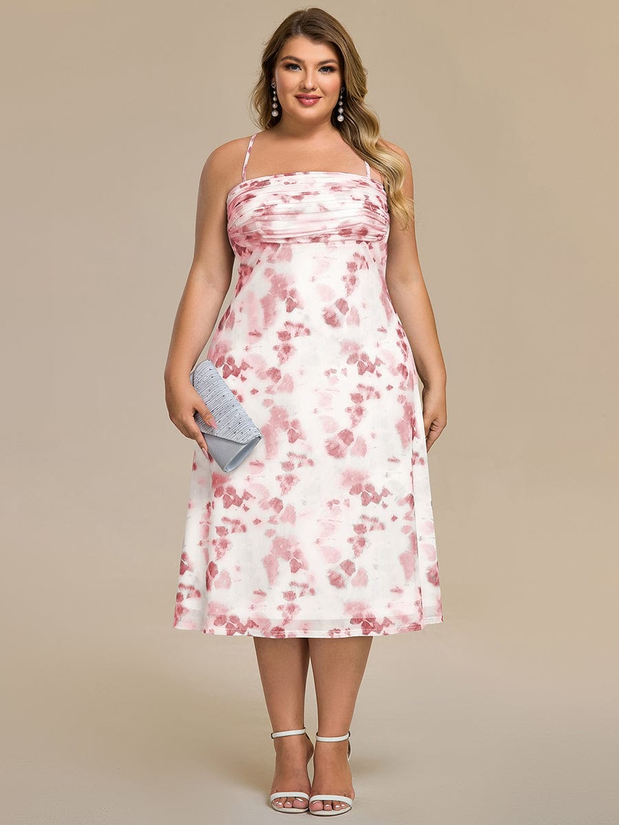 pretty ELYRA|Plus Size Printed Bodycon Wedding Guest Dress