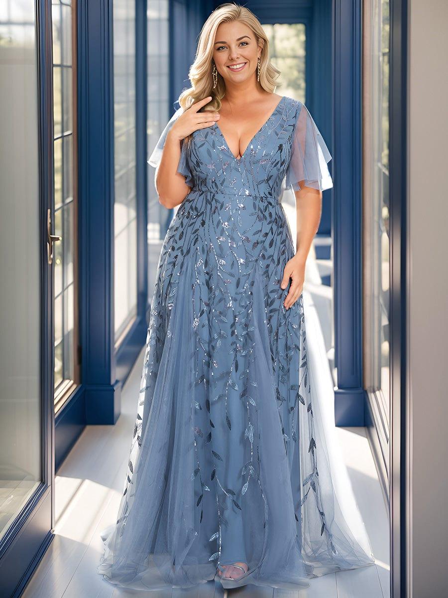 pretty ASTRAL|Plus Size Floor Length Formal Evening Gowns for Weddings